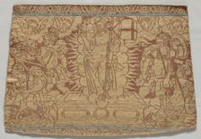 Fragment of Band Showing Resurrection, 1500s. Creator: Unknown