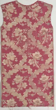 Fragment of Brocaded Silk, 18th century. Creator: Unknown