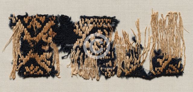 Fragment of Burial Clothing, 900s - 1000s. Creator: Unknown.