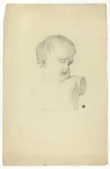 Fragment of Bust of Child, n.d. Creator: Unknown