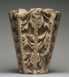 Fragment of Gothic Stone Crocket, 1200s - 1300s. Creator: Unknown