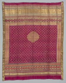 Fragment of Gold Cloth, 1800s. Creator: Unknown