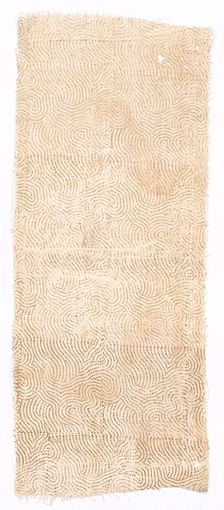 Fragment of Draped Garment worn by Members of the Court for Festive Occasions, 1700s. Creator: Unknown