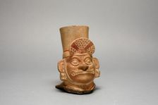 Fragment of Figural Jar in the Form of a Figure, Possibly Ai-Apec, 100 B.C./A.D. 500. Creator: Unknown