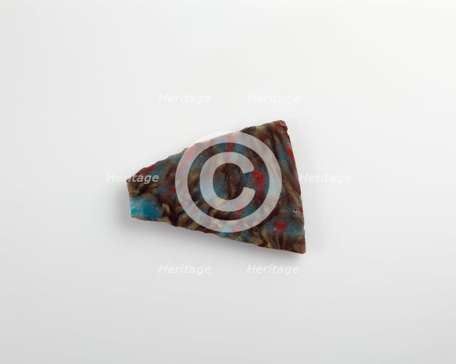 Fragment of inlay, Ptolemaic Dynasty or Roman period, 100 BCE-100 CE. Creator: Unknown.
