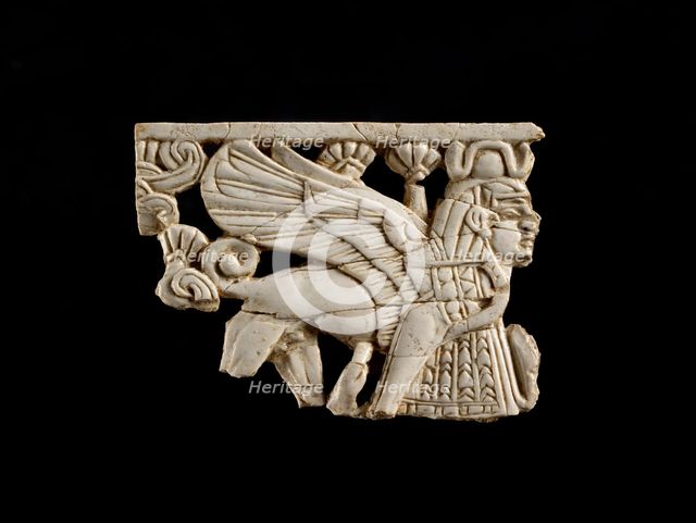 Fragment of openwork ivory panel. Artist: Unknown.