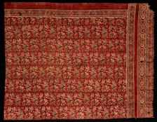 Fragment of Mawa or Ma'a (Sacred Heirloom Textile), India, late 14th or 15th century. Creator: Unknown