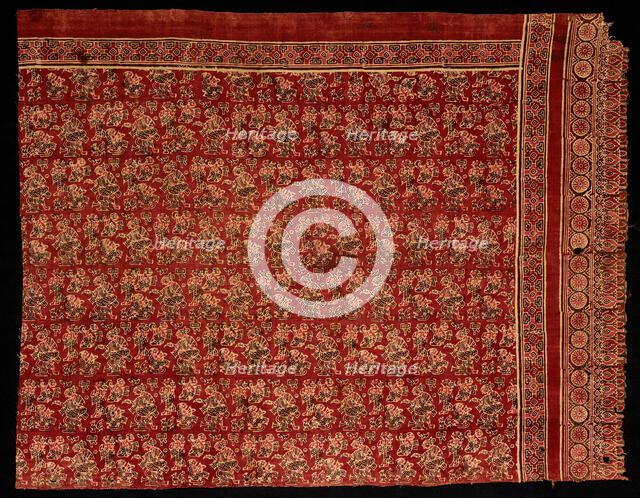 Fragment of Mawa' or Ma'a (Sacred Heirloom Textile), India, late 14th or 15th century. Creator: Unknown.