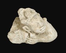 Fragment of Male Figure, 7th-8th century. Creator: Unknown