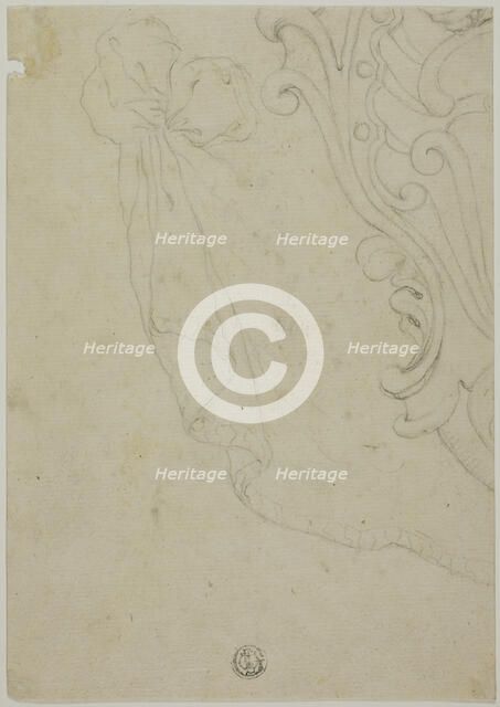 Fragment of Scroll Ornament, n.d. Creator: Unknown.