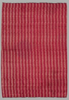 Fragment of Striped Panel, 1800s - early 1900s. Creator: Unknown