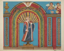 Fragment of Reredos, c. 1940. Creator: Warren W. Lemmon