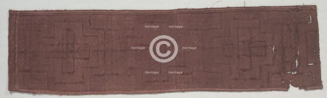 Fragment of Woman's overskirt (ncaka), late 1800s-early 1900s. Creator: Unknown.