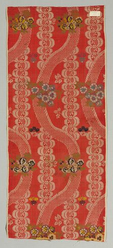 Fragment of Textile, 18th century. Creator: Unknown