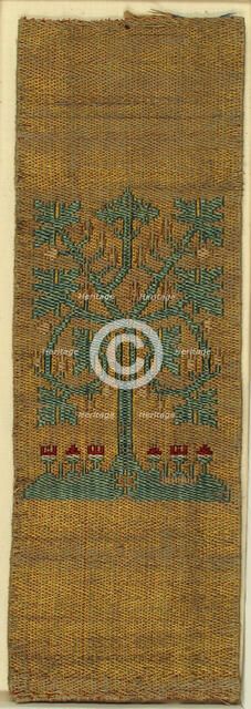 Fragment of Textile Band, German, 15th century. Creator: Unknown.