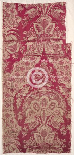 Fragment of Textile, c. 1700. Creator: Unknown.