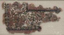 Fragment of the Corner of a Tunic, 400s - 600s. Creator: Unknown