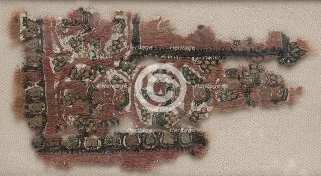 Fragment of the Corner of a Tunic, 400s - 600s. Creator: Unknown.