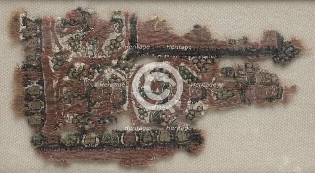 Fragment of the Corner of a Tunic, 400s - 600s. Creator: Unknown.