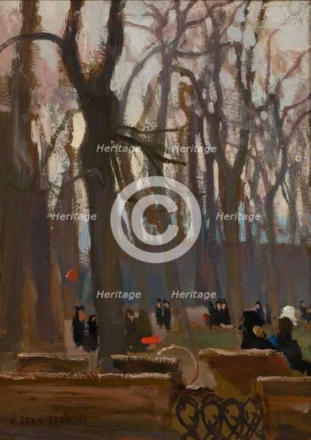 Fragment of the Planty Park, c1905. Creator: Jan Stanislawski.
