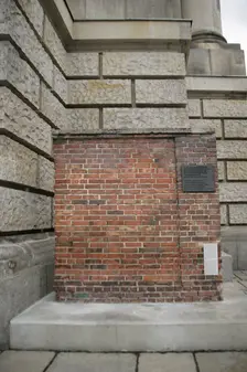 Fragment of the wall from Gdansk shipyard, Berlin, Germany, 2025. Creator: LTL