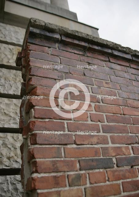Fragment of the wall from Gdansk shipyard, Berlin, Germany, 2025. Creator: LTL.