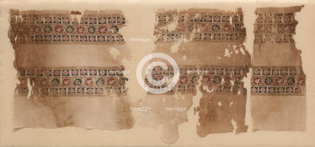 Fragment of Tiraz-Style Textile, 1100s. Creator: Unknown.