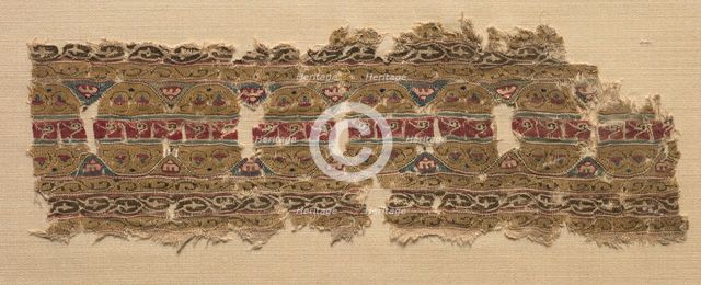 Fragment of Tiraz-Style Textile, 1101 - 1149. Creator: Unknown.