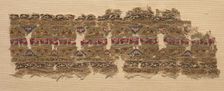 Fragment of Tiraz-Style Textile, 1101 - 1149. Creator: Unknown