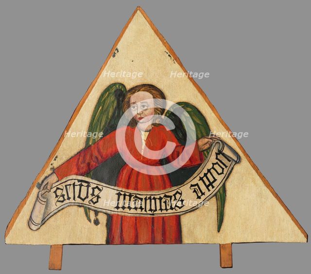 Fragment oltára-atribút evanjelistu, 1401-1500. Creator: Unknown.