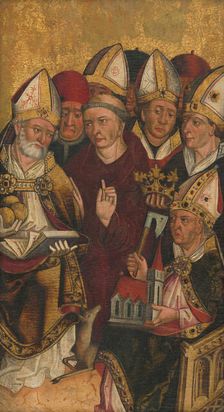 Fragment oltárneho krídla z Parchovian, 2nd half 15th century. Creator: Unknown