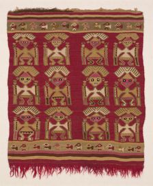 Fragment (Loincloth), Peru, A.D. 1250/1470. Creator: Unknown