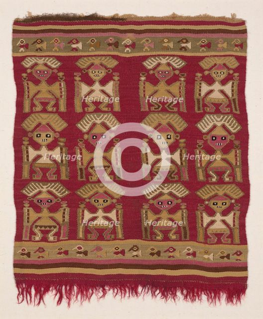 Fragment (Loincloth), Peru, A.D. 1250/1470. Creator: Unknown.