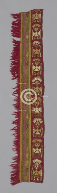 Fragment (Loincloth), Peru, A.D. 1250/1470. Creator: Unknown.