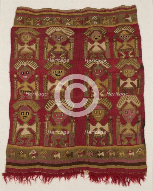 Fragment (Loincloth), Peru, A.D. 1250/1470. Creator: Unknown.