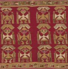 Fragment (Loincloth), Peru, A.D. 1250/1470. Creator: Unknown