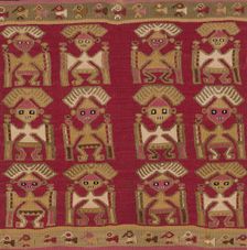 Fragment (Loincloth), Peru, A.D. 1250/1470. Creator: Unknown