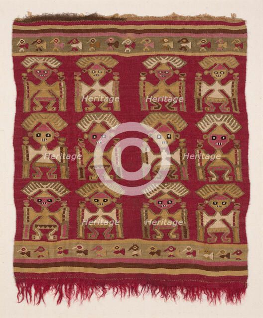 Fragment (Loincloth), Peru, A.D. 1250/1470. Creator: Unknown.