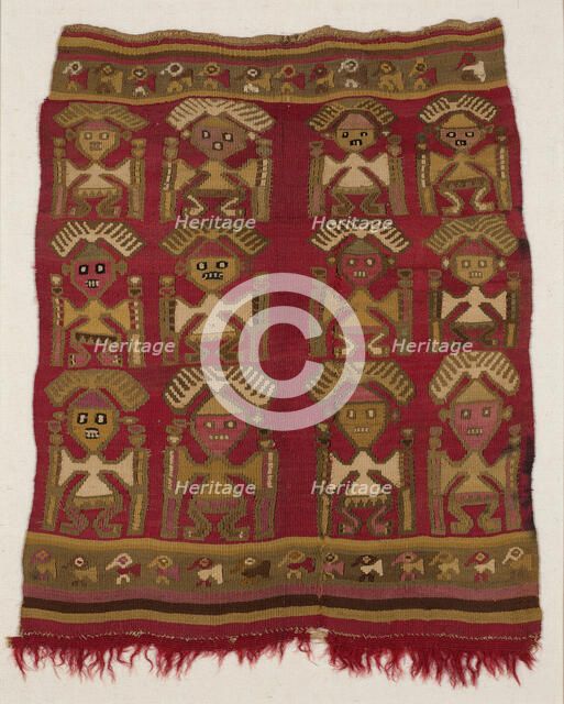 Fragment (Loincloth), Peru, A.D. 1250/1470. Creator: Unknown.