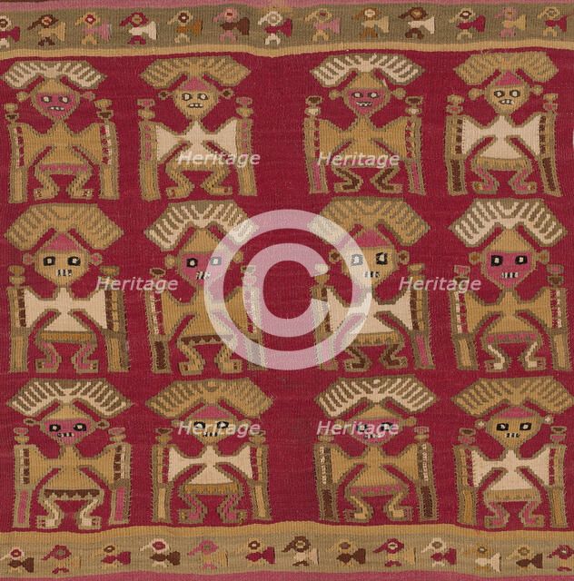 Fragment (Loincloth), Peru, A.D. 1250/1470. Creator: Unknown.