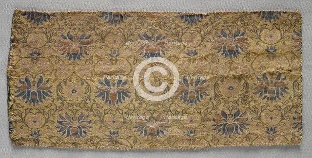 Fragment, late 1600s. Creator: Unknown.