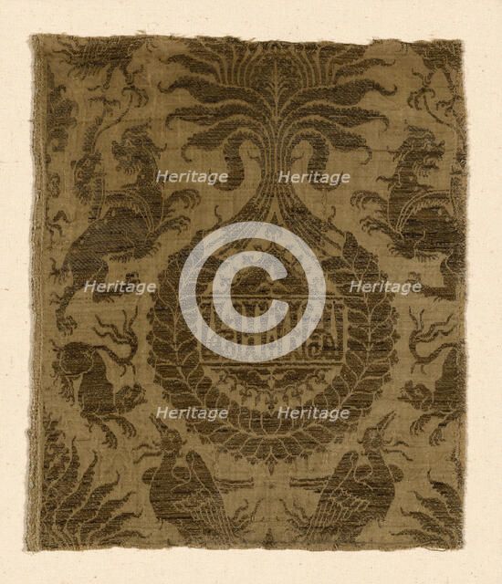 Fragment, Lucca, 14th century. Creator: Unknown.