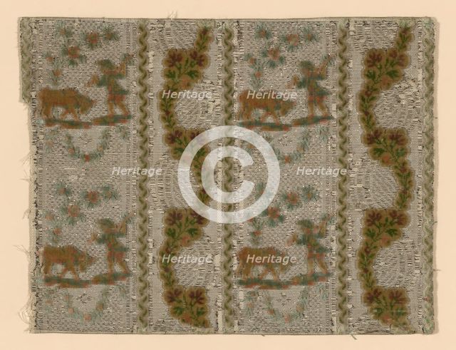 Fragment, Lyons, 1775/1800. Creator: Unknown.
