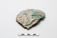 Fragment moulded in high relief, Saljuq period, early 13th century. Creator: Unknown