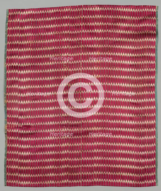 Fragment (Mashru: Textile made for Muslim Market), 1800s - early 1900s. Creator: Unknown.