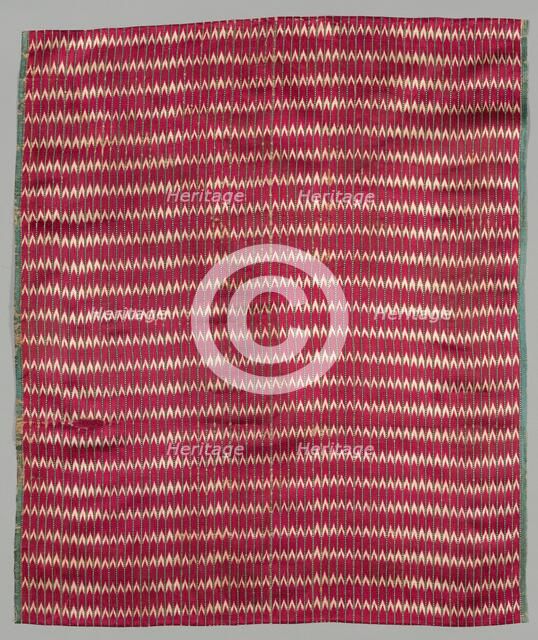 Fragment (Mashru: Textile made for Muslim Market), 1800s - early 1900s. Creator: Unknown.