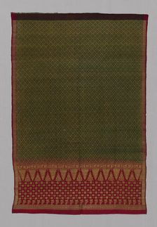 Fragment (Sari), India, 19th century. Creator: Unknown