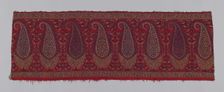 Fragment (Shawl Border), India, 1800/25. Creator: Unknown