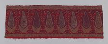 Fragment (Shawl Border), India, 1800/25. Creator: Unknown