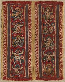 Fragment, Sleeve Ornament of a Tunic, 400s - 600s. Creator: Unknown
